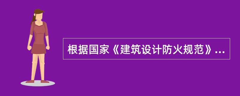 根据国家《建筑设计防火规范》的规定，按照贮存燃烧爆炸性危险物品可能发生火灾的危险