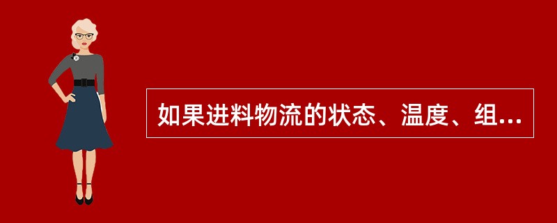 如果进料物流的状态、温度、组成发生了大变化，就要考虑（）进料口的位置