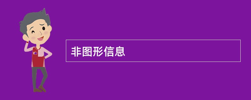 非图形信息