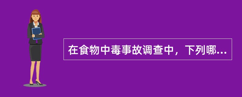 在食物中毒事故调查中，下列哪个机构负责开展流行病学调查和检测（）