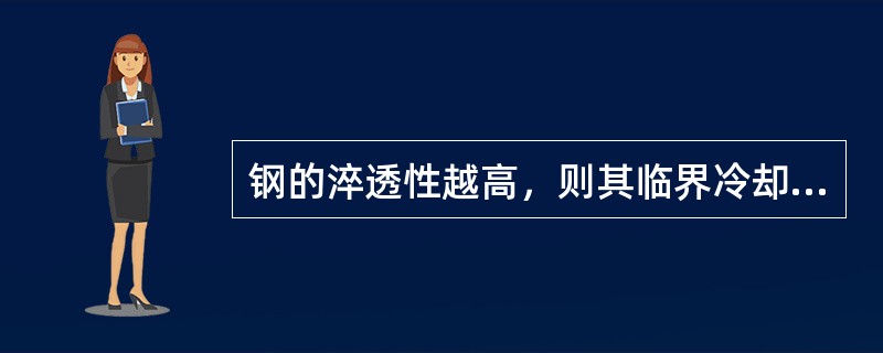 钢的淬透性越高，则其临界冷却速度越（），其“C”曲线的位置越靠（）。