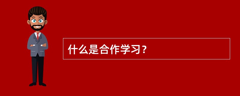 什么是合作学习？