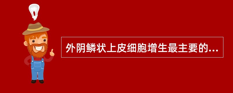 外阴鳞状上皮细胞增生最主要的症状是（）.