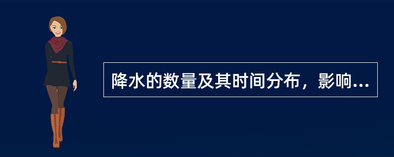 降水的数量及其时间分布，影响潜水的（），从而使潜水含水层水量增加，水位（），水质