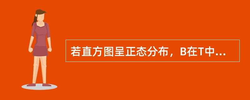 若直方图呈正态分布，B在T中间且B的范围接近T的范围、没有余地，说明（）。