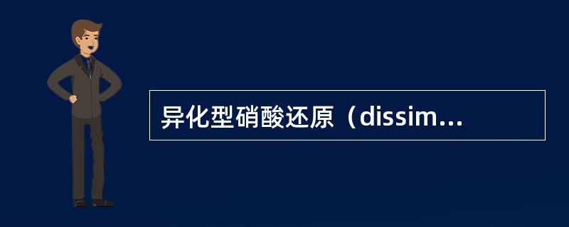 异化型硝酸还原（dissimilartive nitrate reduction