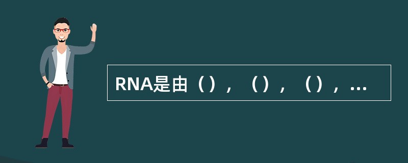RNA是由（），（），（），（）等四种核苷酸聚合而成。