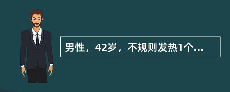 男性，42岁，不规则发热1个月，两侧锁骨上均可触及肿大淋巴结，胸片示上纵隔增宽及