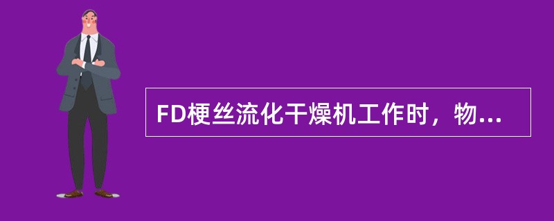 FD梗丝流化干燥机工作时，物料由喂料器连续均匀地输送到振动（）入料口处。