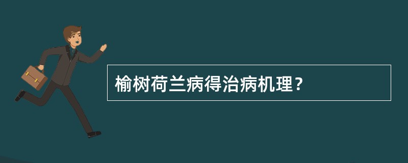 榆树荷兰病得治病机理？