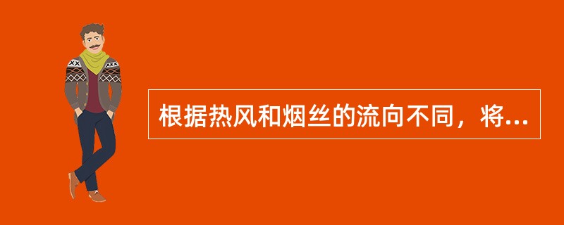 根据热风和烟丝的流向不同，将烘丝机分为（）、逆流式和交叉式三种。