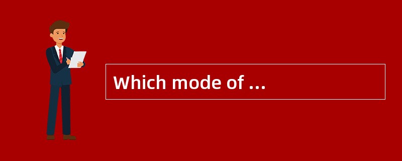 Which mode of transportation is most fle