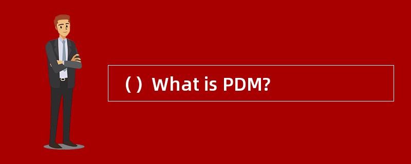 （）What is PDM?