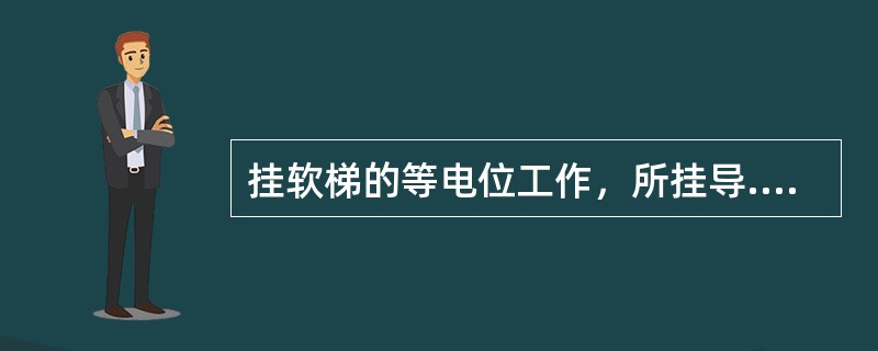 挂软梯的等电位工作，所挂导.地线的截面不准小于（）。