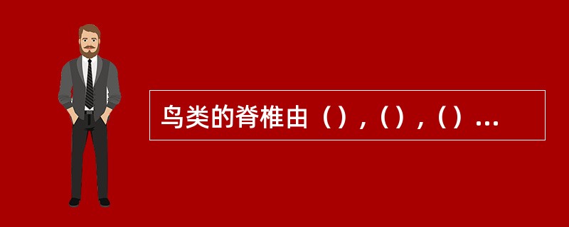 鸟类的脊椎由（）,（）,（）,（）,（）五个部分组成.
