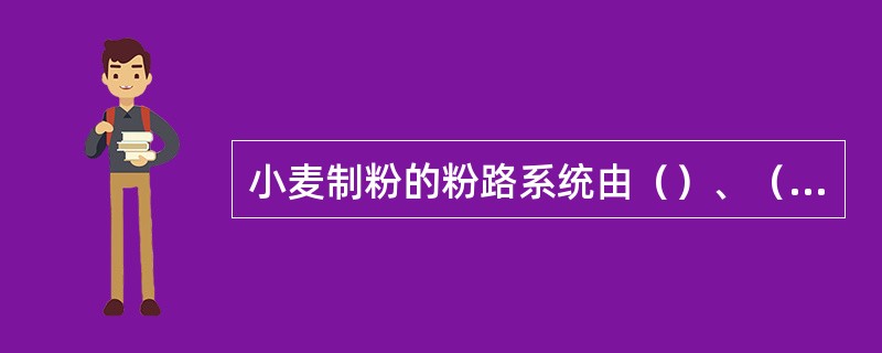 小麦制粉的粉路系统由（）、（）、（）、（）四个系统组成。