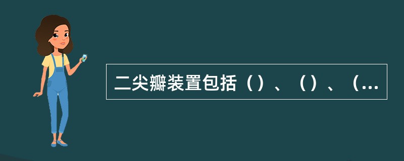 二尖瓣装置包括（）、（）、（）、（）。