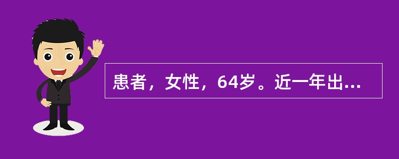 患者，女性，64岁。近一年出现劳力性呼吸困难伴水肿，间断服用地高辛、ACEI类药