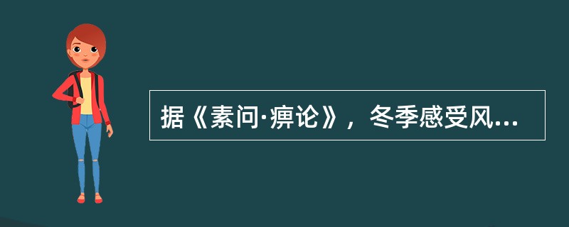 据《素问·痹论》，冬季感受风寒湿之气，发为（）