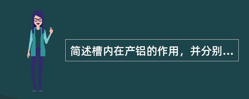 简述槽内在产铝的作用，并分别说明铝水平过高、过低对电解槽生产的影响？