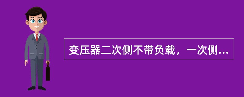 变压器二次侧不带负载，一次侧与电网断开时的调压称为无励磁调压。