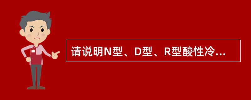 请说明N型、D型、R型酸性冷烫液各适合于何种头发或发式？