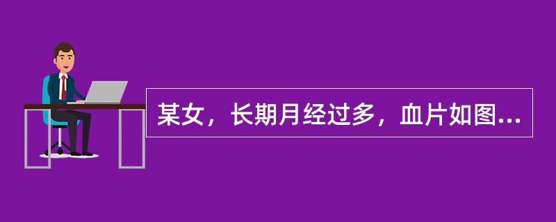 某女，长期月经过多，血片如图，为进一步明确诊断，需进行下列何种检查（）