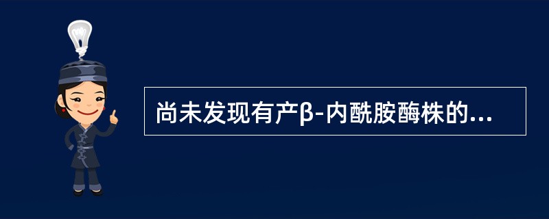 尚未发现有产β-内酰胺酶株的细菌为（）。