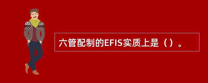 六管配制的EFIS实质上是（）。