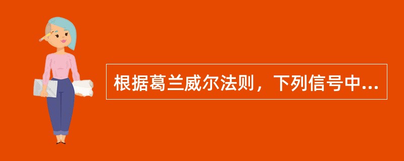 根据葛兰威尔法则，下列信号中，属于卖出信号的是（）。