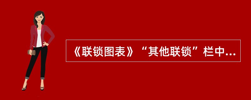 《联锁图表》“其他联锁”栏中，“JK1-2”、“F”、“T”、“Y”表示什么含义