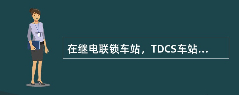 在继电联锁车站，TDCS车站分机应从（）上直接采集信号联锁设备的状态信息。