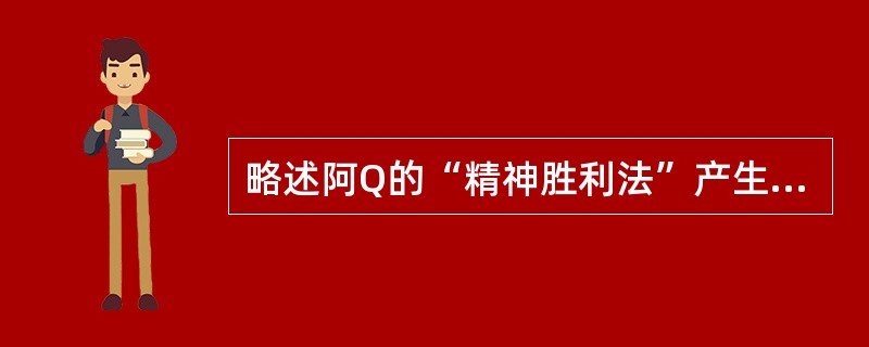 略述阿Q的“精神胜利法”产生的历史渊源。