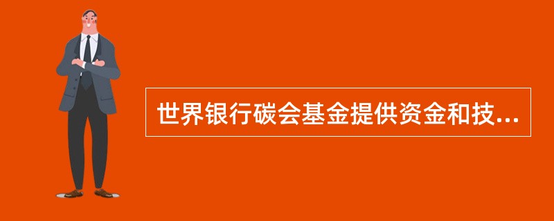 世界银行碳会基金提供资金和技术，江苏省南京市天井洼垃圾填埋器发电项目每年产生的净