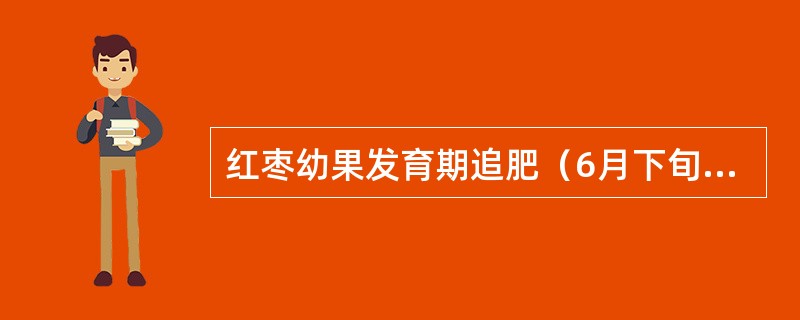 红枣幼果发育期追肥（6月下旬至7月上中旬），增加（）。