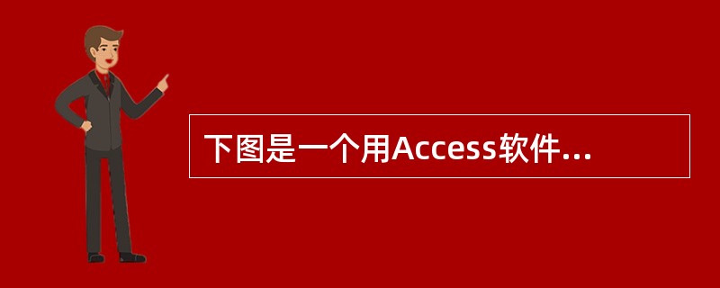 下图是一个用Access软件创建的数据表：下列有关该数据表的说法正确的是（）。