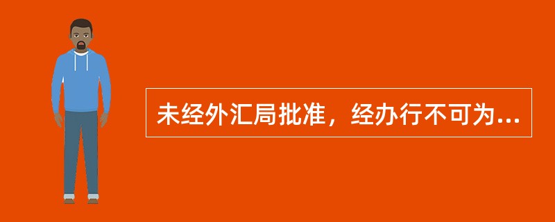 未经外汇局批准，经办行不可为哪类客户办理售汇（）