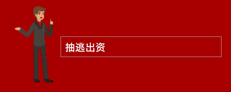 抽逃出资
