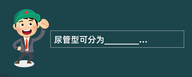 尿管型可分为_________，_________，_________，____