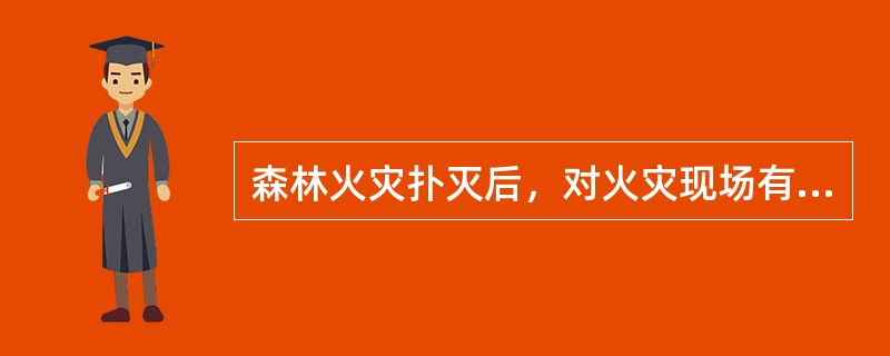 森林火灾扑灭后，对火灾现场有什么要求？