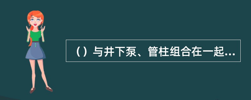（）与井下泵、管柱组合在一起，形成了流道控制开关。