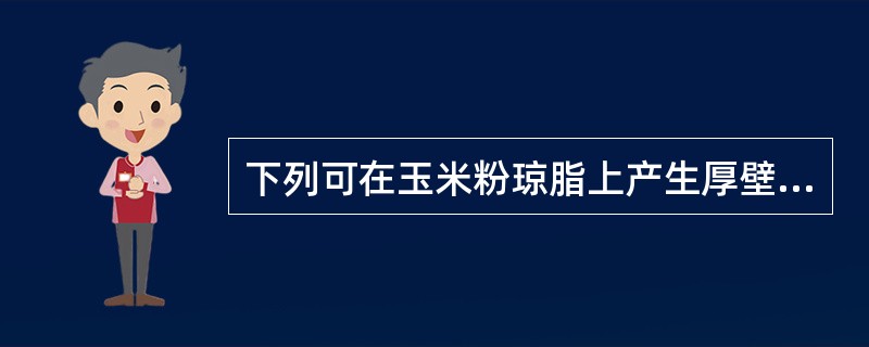 下列可在玉米粉琼脂上产生厚壁孢子的真菌为（）.