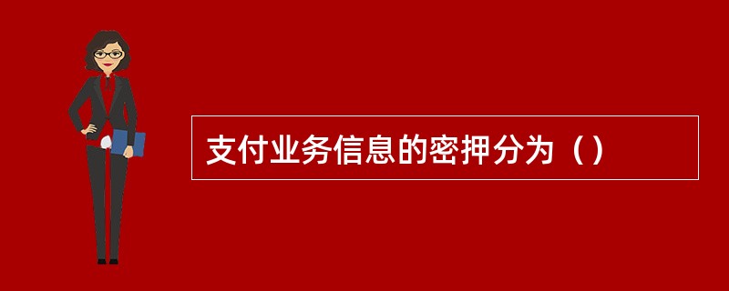 支付业务信息的密押分为（）