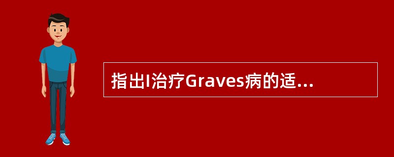 指出I治疗Graves病的适应证和禁忌证。