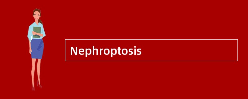 Nephroptosis
