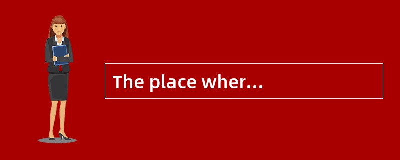 The place where the goods are produced i The place where the goods are produced i