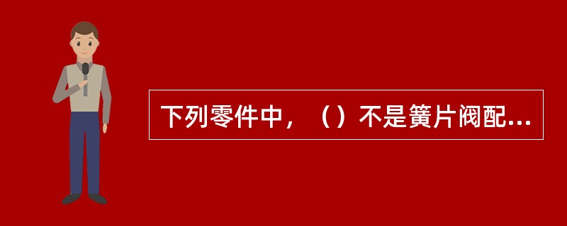 下列零件中，（）不是簧片阀配气机构中的零件。