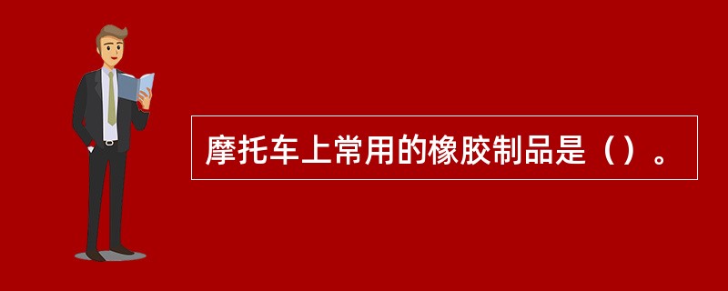 摩托车上常用的橡胶制品是（）。