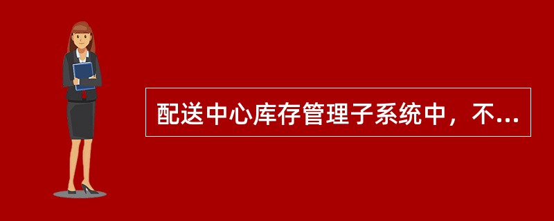 配送中心库存管理子系统中，不包括（）模块。