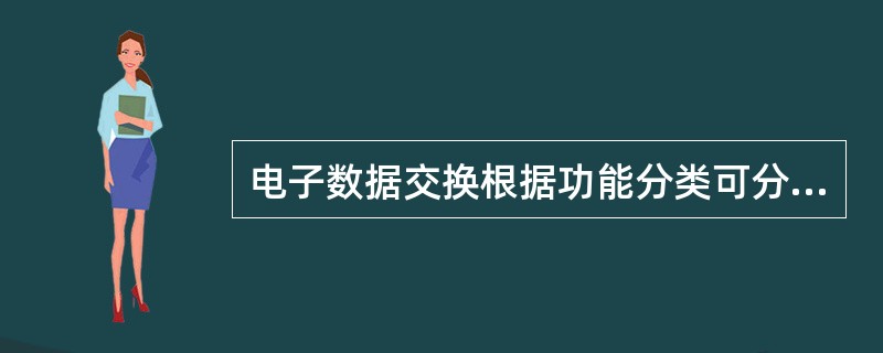 电子数据交换根据功能分类可分为四类，以下属于该分类类别的是（）。